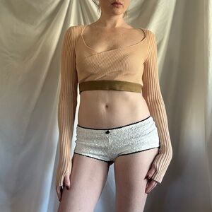 Deadstock Zara Cropped Blouse